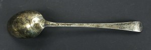 19th century platter spoon (438)