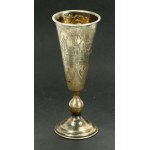 Kiddush glass, Israel Yesyevich Wester, Kyiv, Russia, early 20th century. (444)