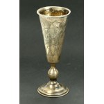 Kiddush glass, Israel Yesyevich Wester, Kyiv, Russia, early 20th century. (444)