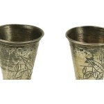 Para kieliszków kiduszowych, Warszawa 1896 (454)