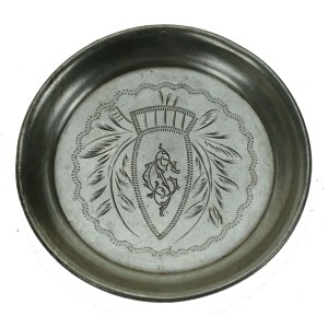 Talerzyk, podstawka pod kieliszek, Israel Jasiewicz Zacho, Kijów 1899 - 1908 (106)
