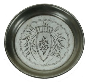 Plate, glass saucer, Israel Yashevich Zacho, Kyiv 1899 - 1908 (106)