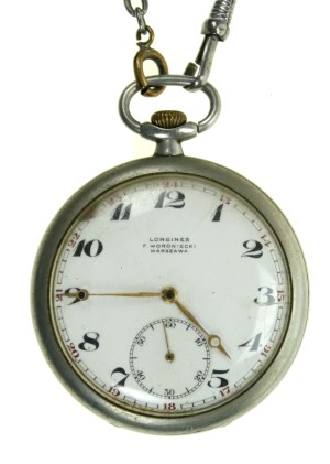 Pocket watch, Longines / F. Woroniecki, Warsaw XIX/XX century. (113)