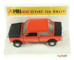 Fiat 128 Rally, Polistil 1:24. 1970s (398)