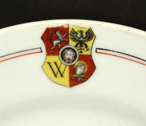 Plate with the coat of arms of Wroclaw 1930s. (413)