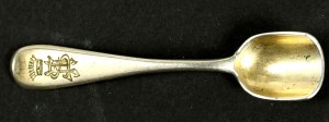 Salt spoon, Russia, Moscow early 20th century. (432)