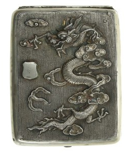 Papierośnica pamiątkowa, kapitan Woroniecki, Indochiny (433)