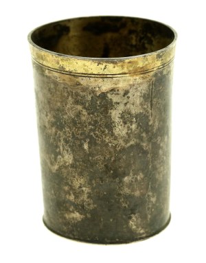 Gilt silver mug, sample 12, 19th century (457)
