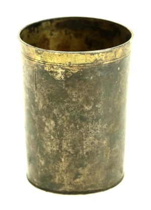 Gilt silver mug, sample 12, 19th century (457)