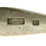 Łyżka muszla, srebro pr. 12 (655)