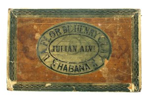 Wooden box of Cuban cigars La Flor de Henry Clay. Havana (346)