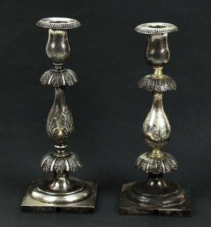 Pair of candlesticks, Nast, Warsaw 19th century (660)
