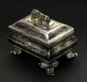 Case sugar bowl, Carl Friedrich Korok, Breslau 1848 (662)
