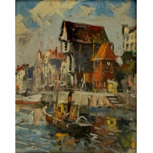 Eugeniusz DZIERZENCKI (1905-1990), Gdańsk - Żuraw nad Motławą (666)