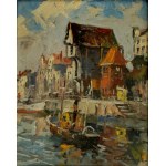 Eugeniusz DZIERZENCKI (1905-1990), Gdańsk - Żuraw nad Motławą (666)