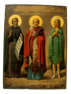 Icon, Saint Nicholas, 19th/20th century. (667)