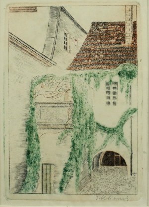 Zbigniew Kaliszczak, (1903-1985), Vilnius - view from an alley, 1931 (816)
