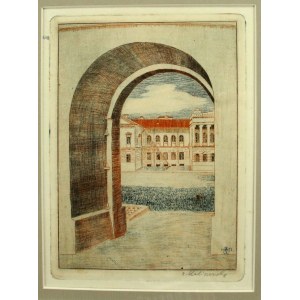 Zbigniew Kaliszczak, (1903-1985), Wilno - widok z bramy, 1931 (817)