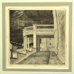 Zbigniew Kaliszczak, (1903-1985), Vilnius - view, 1931 (818)