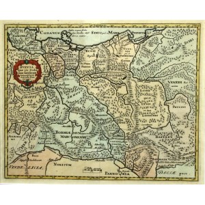 Mapa terytorium obecnej Polski w czasach Cesarstwa Rzymskiego, 1696 (820)