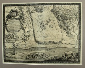 Copperplate 1696, Samuel von Pufendorf, Battle of Trzczew (822)