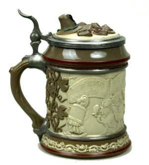 Beer mug, Germany, Mettlach, 1852-1873 (913)