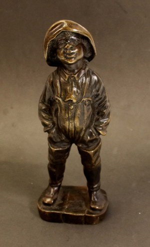 Boy with hat, bronze 1891 (835)