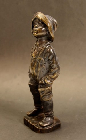 Boy with hat, bronze 1891 (835)