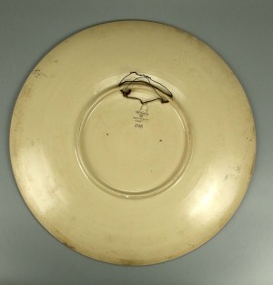 Large plate, Rheinstein Castle, Germany, Mettlach, 1897 (922)