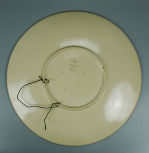 Large plate, Rheinstein Castle, Germany, Mettlach, 1898 (923)
