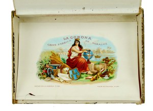 Wooden box for La Corona Cuban cigars (347)