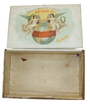 Wooden box of Cuban cigars El Ecuador De Pazos y Compania (348)