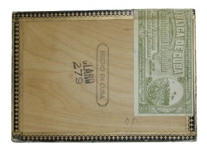 Wooden box of Cuban cigars El Ecuador De Pazos y Compania (348)