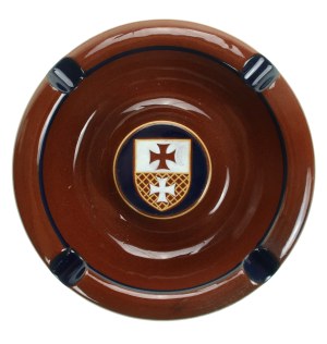 Ashtray with the coat of arms of Elblag, Royal Majolica Factory in Kadyny, 1928 (332)