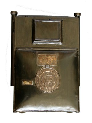Polish gas meter from the Second Republic period. Municipal Gasworks in Lodz, 1931 (956).