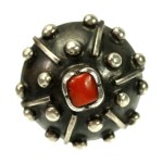 Ring with coral, ORNO (103)