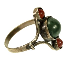 Ring with jasper and agates. Warmet - Resovia (116)