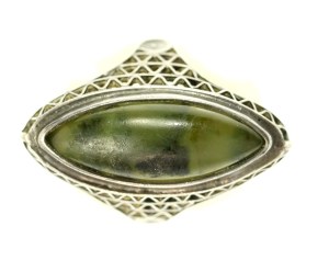 Ring with green stone, Imago Artis (125)