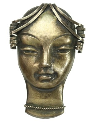 Brooch with a woman's head, Joseph Fajngold (128)