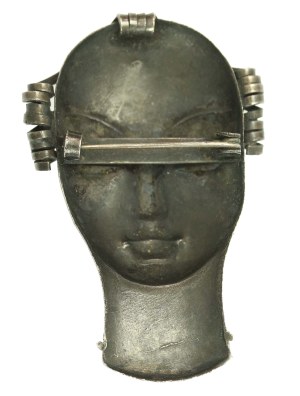 Brooch with a woman's head, Joseph Fajngold (128)