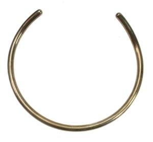 Smooth collar necklace, ORNO (137)
