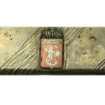 Uchwyt na grzebień z herbem Warszawy, II RP. Stanisław Owczarski (150)