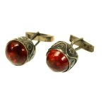 Cufflinks with amber, Rytosztuk (158)