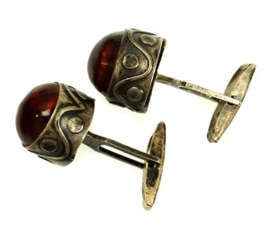 Cufflinks with amber, Rytosztuk (158)