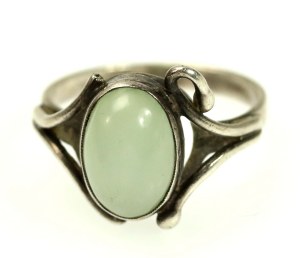 Ring with green stone, ORNO (161)