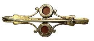 Brooch with red stones, Warmet Resovia (163)