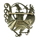 Brooch Twardowski on the Rooster, silver. Henry Grunwald. (165)