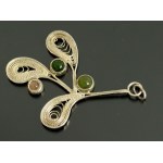 Filigree pendant with colored stones, Imago Artis (172)
