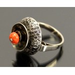 Ring with coral, ZZO Poznan (203)