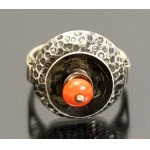 Ring with coral, ZZO Poznan (203)